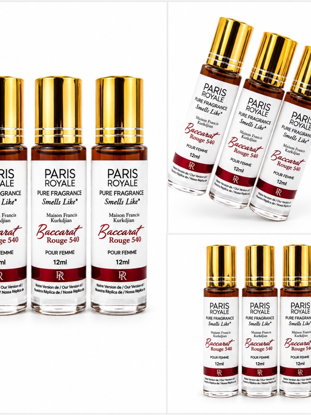 Baccarat Rouge 540 Pure Fragrance Roller - Red (12ml) - Picture 2 of 2